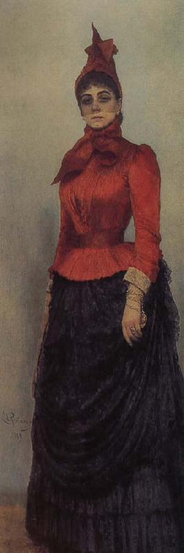 Ilia Efimovich Repin Ickes ancient Li portrait oil painting image